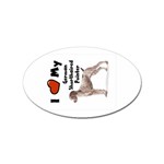 I Love My German Shorthaired Pointer Sticker (Oval)