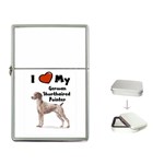 I Love My German Shorthaired Pointer Flip Top Lighter