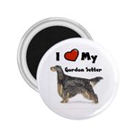 I Love My Gordon Setter 2.25  Magnet