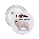 I Love My Great Pyrenees 2.25  Button