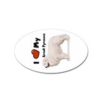 I Love My Great Pyrenees Sticker (Oval)