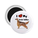 I Love My Irish Setter 2.25  Magnet