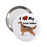 I Love My Irish Setter 2.25  Handbag Mirror