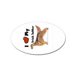 I Love My Irish Setter Sticker (Oval)