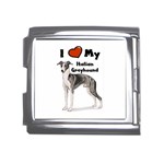 I Love My Italian Greyhound Mega Link Italian Charm (18mm)