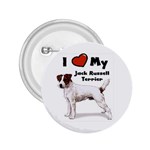 I Love My Jack Russell Terrier 2.25  Button