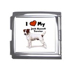 I Love My Jack Russell Terrier Mega Link Italian Charm (18mm)