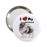 I Love My Keeshond 2.25  Handbag Mirror