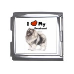 I Love My Keeshond Mega Link Italian Charm (18mm)