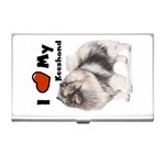 I Love My Keeshond Business Card Holder