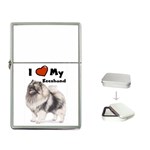 I Love My Keeshond Flip Top Lighter