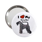 I Love My Kerry Blue Terrier 2.25  Handbag Mirror