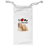 I Love My Lhasa Apso Jewelry Bag