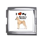 I Love My Miniature Pinscher Mega Link Italian Charm (18mm)