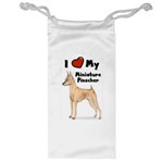 I Love My Miniature Pinscher Jewelry Bag