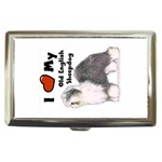 I Love My Old English Sheepdog Cigarette Money Case