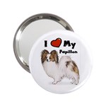 I Love My Papillon 2.25  Handbag Mirror