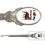 I Love My Pit Bull Letter Opener