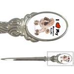 I Love My Miniature Poodle Letter Opener