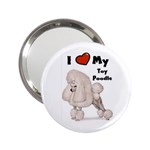 I Love My Toy Poodle 2.25  Handbag Mirror