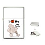 I Love My Toy Poodle Flip Top Lighter