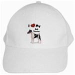 I Love My Rat Terrier White Cap