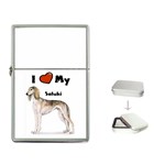 I Love My Saluki Flip Top Lighter