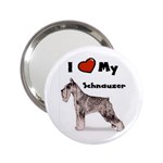 I Love My Schnauzer 2.25  Handbag Mirror