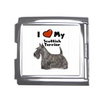 I Love My Scottish Terrier Scottie Mega Link Italian Charm (18mm)