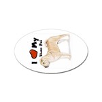 I Love My Shar Pei Sticker (Oval)