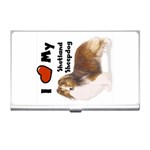 I Love My Shetland Sheepdog Sheltie Business Card Holder