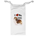 I Love My Shetland Sheepdog Sheltie Jewelry Bag