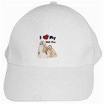 I Love My Shih Tzu White Cap