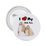 I Love My Shih Tzu 2.25  Button