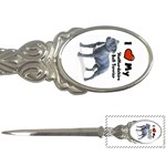 I Love My Staffordshire Bull Terrier Letter Opener