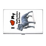 I Love My Staffordshire Bull Terrier Business Card Holder