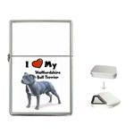 I Love My Staffordshire Bull Terrier Flip Top Lighter