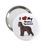 I Love My Water Spaniel 2.25  Handbag Mirror