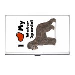 I Love My Water Spaniel Business Card Holder