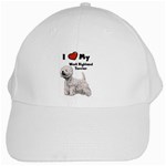 I Love My West Highland Terrier Westie White Cap