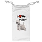 I Love My West Highland Terrier Westie Jewelry Bag