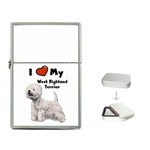 I Love My West Highland Terrier Westie Flip Top Lighter