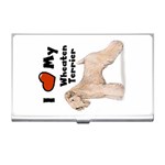 I Love My Wheaten Terrier Business Card Holder