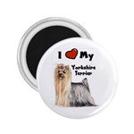 I Love My Yorkshire Terrier Yorkie 2.25  Magnet