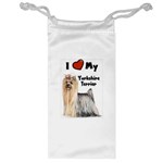 I Love My Yorkshire Terrier Yorkie Jewelry Bag