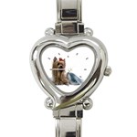 Design1708 Heart Charm Watch