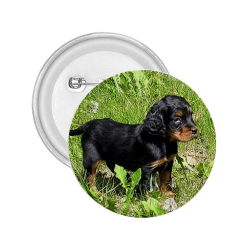 Gordon Setter Puppy 2.25  Button from ArtsNow.com Front