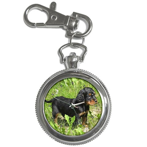 Gordon Setter Puppy Key Chain Watch from ArtsNow.com Front