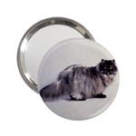 Persian Cat Black Smoke 2.25  Handbag Mirror