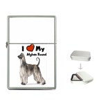 I Love My Afghan Hound Flip Top Lighter